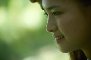 さまざまな形状の霊芝を販売しているところ